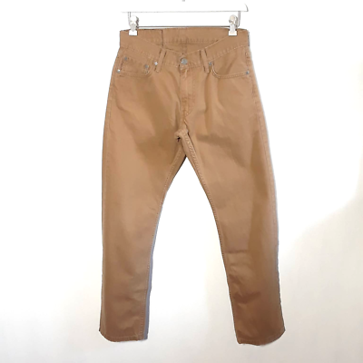 Levi 514 2024 tan jeans