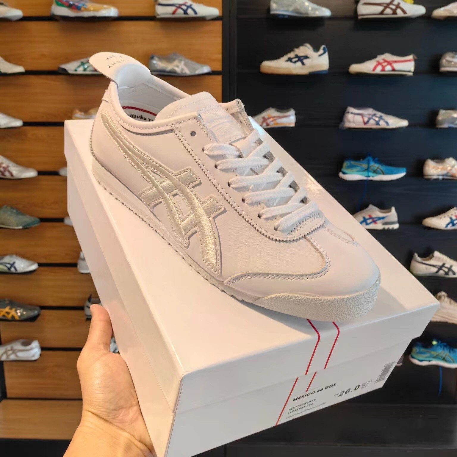 Pre-owned Onitsuka Tiger X Givenchy Serial Unisex Sneakers W/box In White
