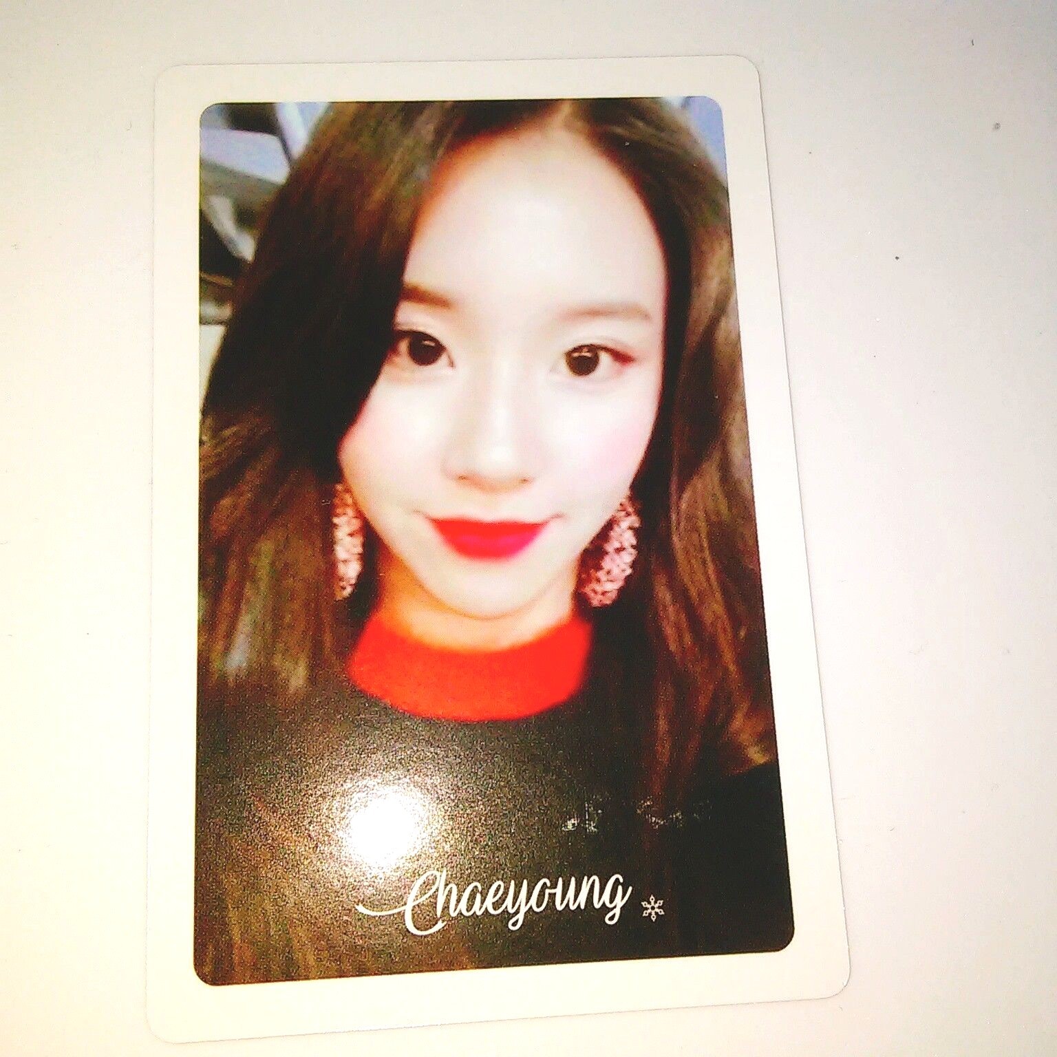 Twice Merry Happy Official Chaeyoung Photocard Photo Card Pre Order Version
