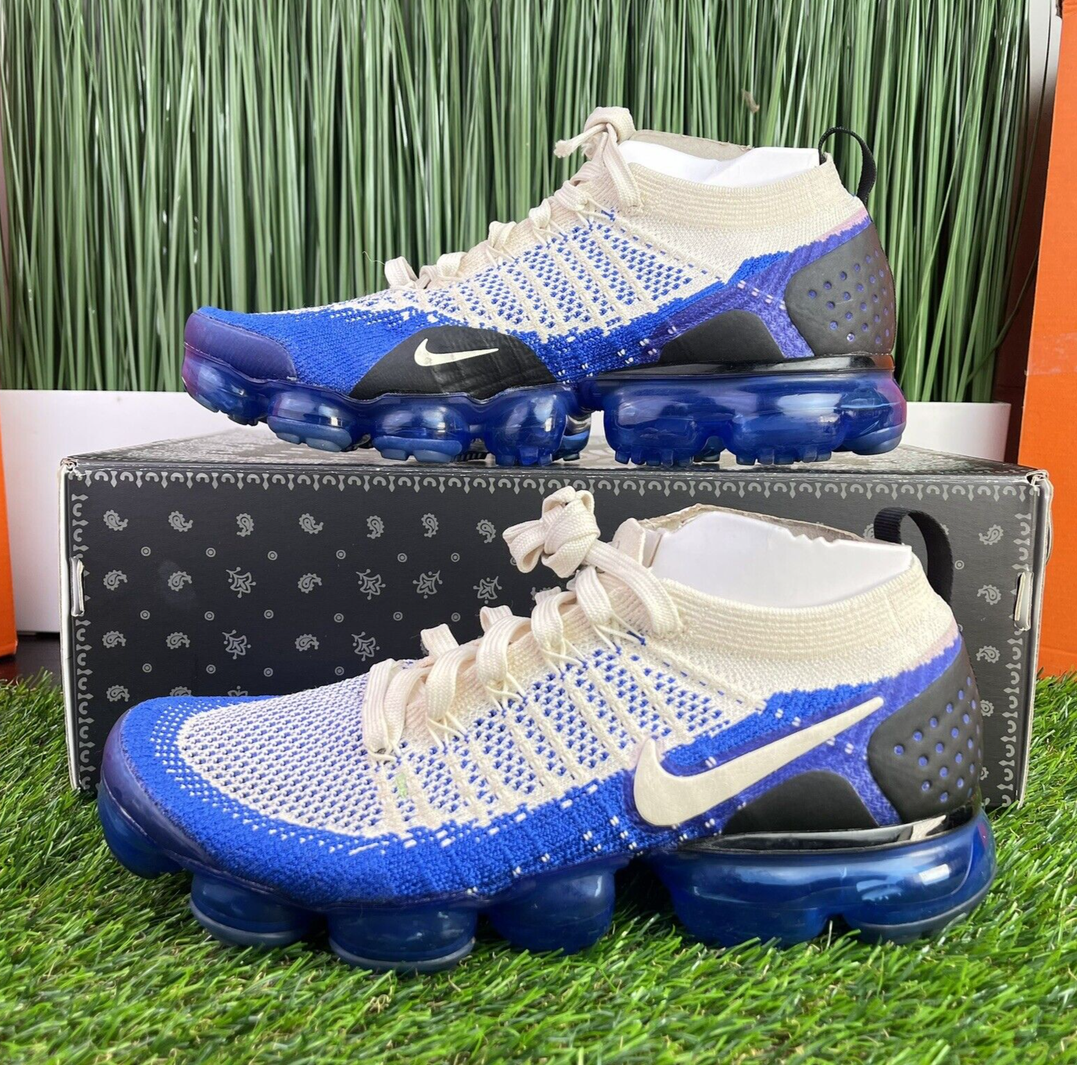 Nike air vapormax clearance flyknit 2 racer blue