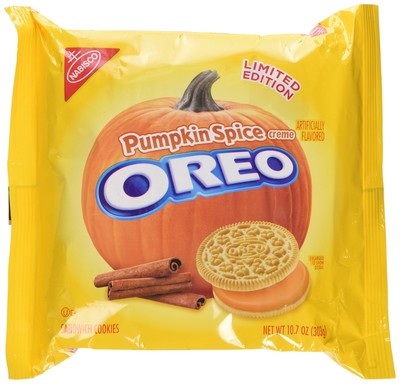 UPC 044000042790 product image for Limited Edition Pumpkin Spice Oreo Sandwich Creme Cookies Biscuits 303g From Usa | upcitemdb.com