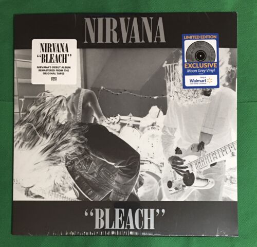 Nirvana “Bleach” Walmart Exclusive Moon Grey Vinyl LP 2009 Nirvana “Bleach” Walmart Exclusive Moon Grey Vinyl LP 2009