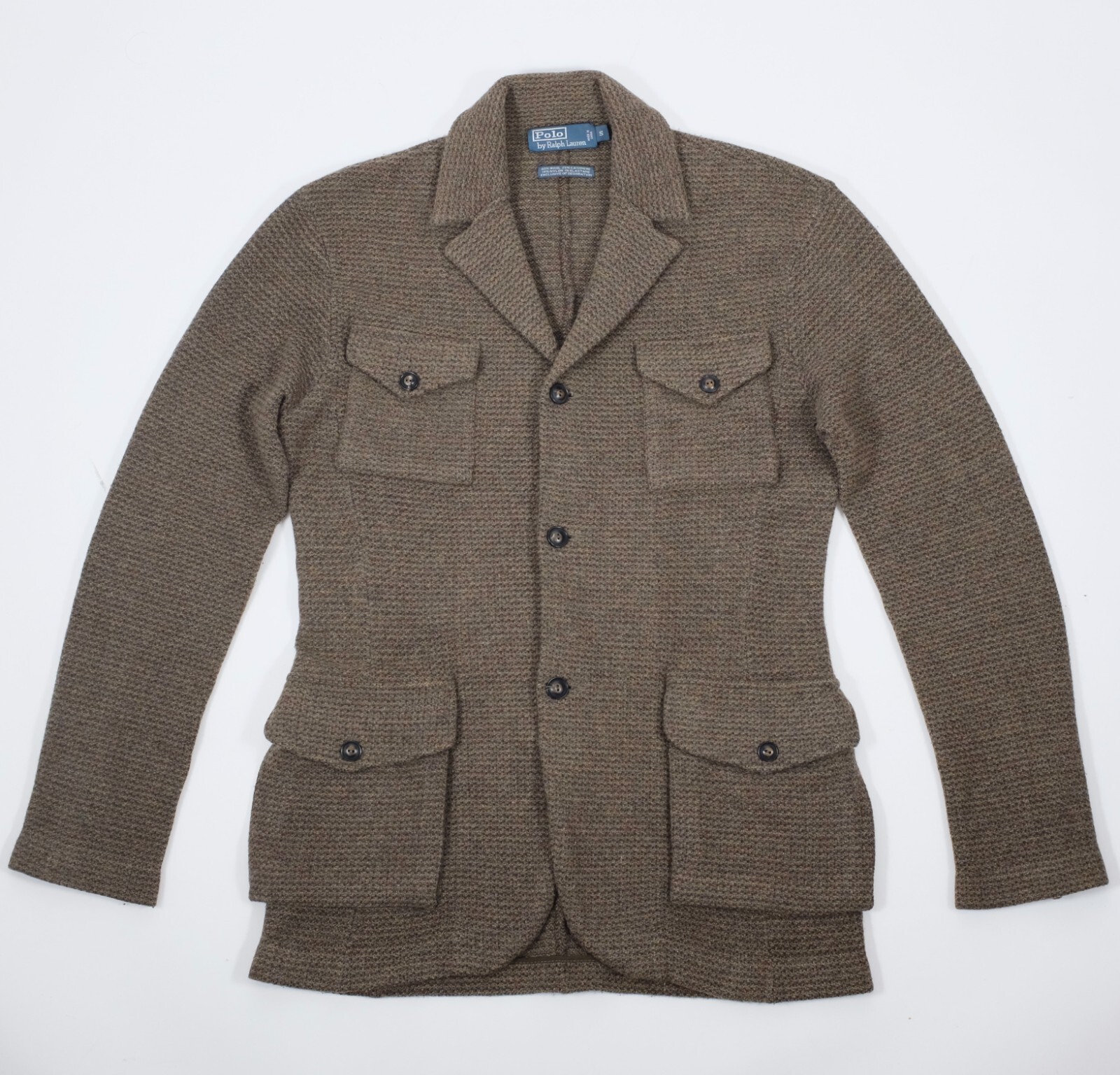 Vintage POLO Ralph Lauren knit jacket blazer Small Long