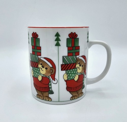 Vtg Dayton Hudson Santa Bear / Bearing Gifts 10 oz Porcelain