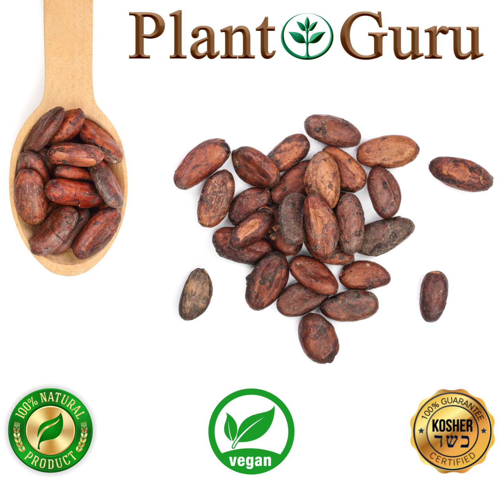 Raw Cacao / Cocoa Beans Whole Chocolate Arriba Nacional Bean 1 oz to 15 Lb Bulk 