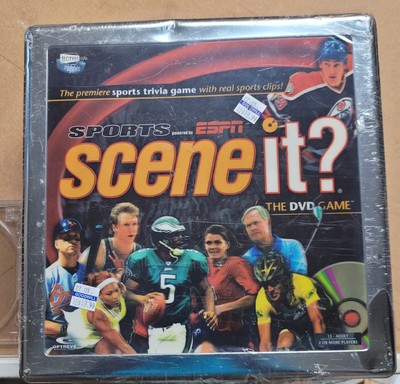 Scene It? DVD Game- Sports Powered By ESPN. Sealed Unopened Tin