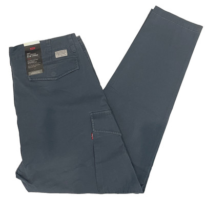 Levis Mens Stretch Slim XX Cargo Pants 36X30 Slate Blue W36L30 #20005 Levi