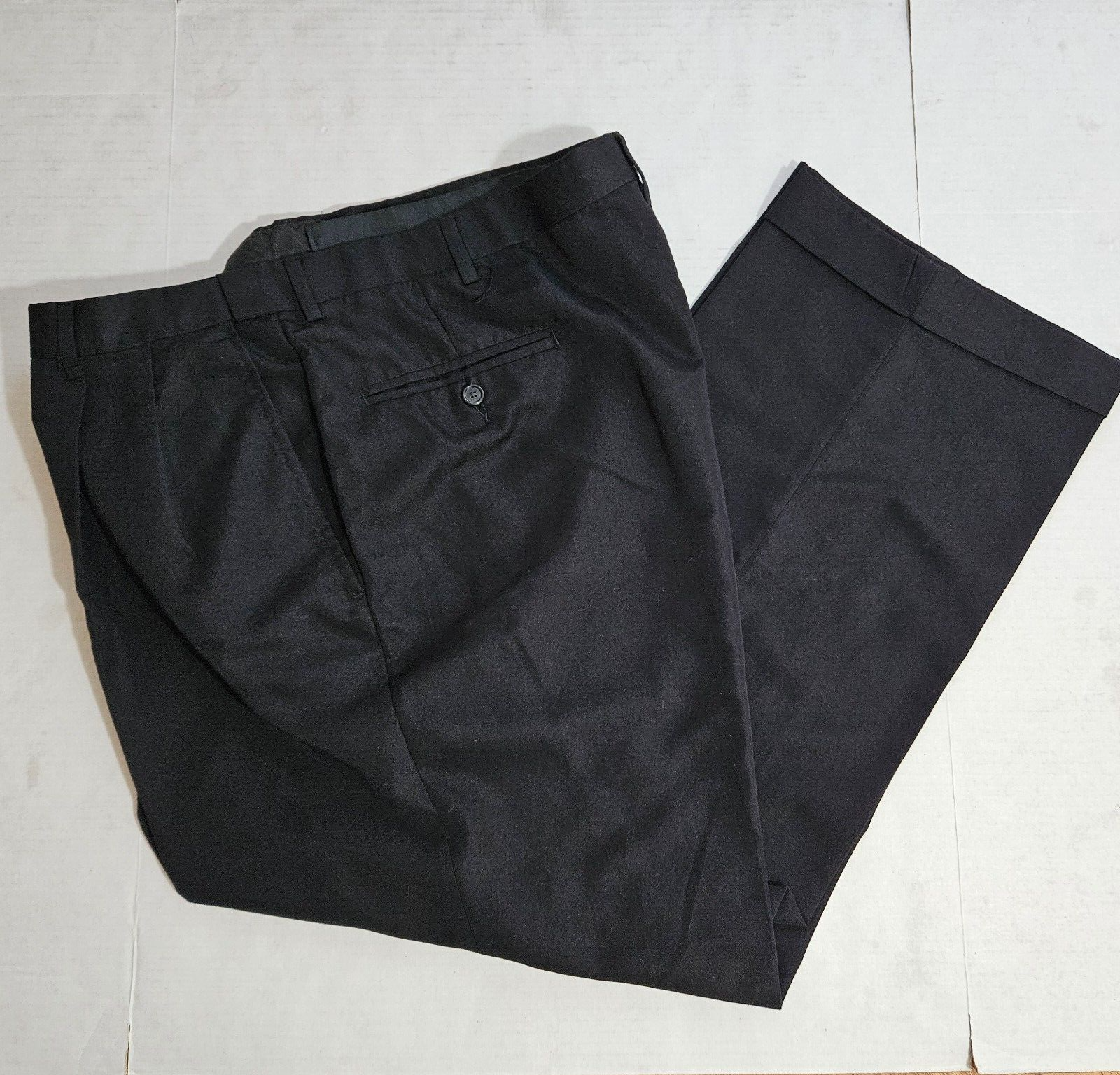 パンツ 90s HAGGAR 3tuck slacks Haggar Nineties Vintage Pants: 90s -Haggar- Mens teal woven
