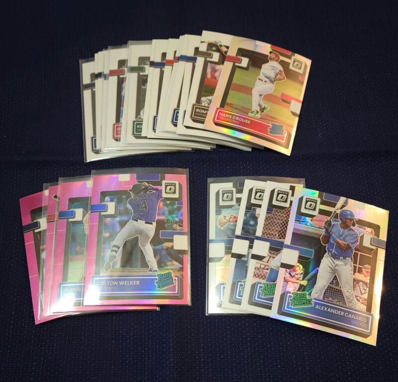 2022 Panini Donruss Optic Baseball Rated Rookie And Prospects - You Pick.
