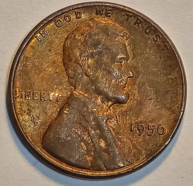 1956☆p Lincoln Wheat Cent    ▪  ....the Infamous Fords Theater Lamerror Putnofr
