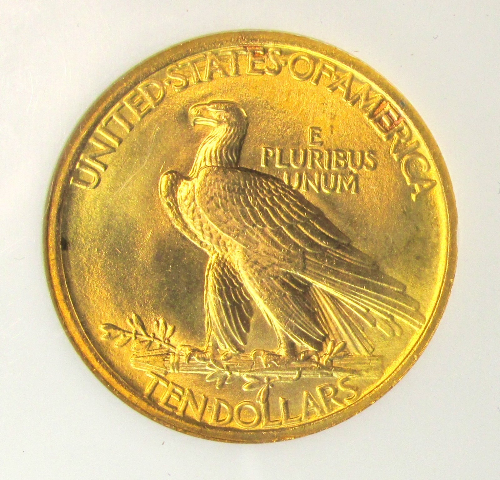 1907 No Motto Indian Head $10 Gold NGC MS67 RARE High Grade [010]