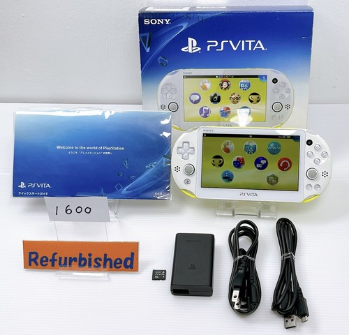 Refurbished Excellent+++ PS Vita Lime Green White PCH 2000