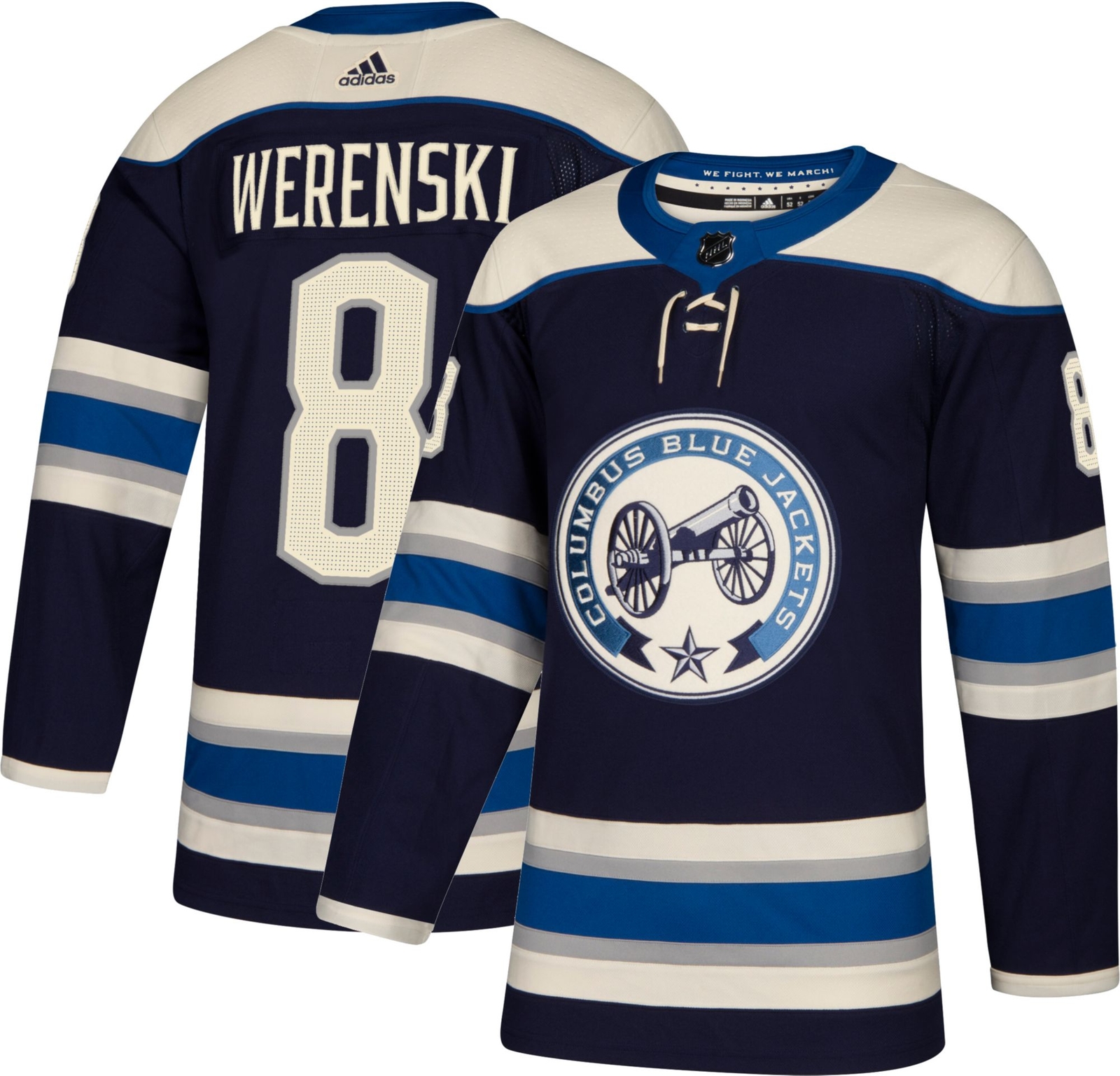 columbus blue jackets adidas jersey