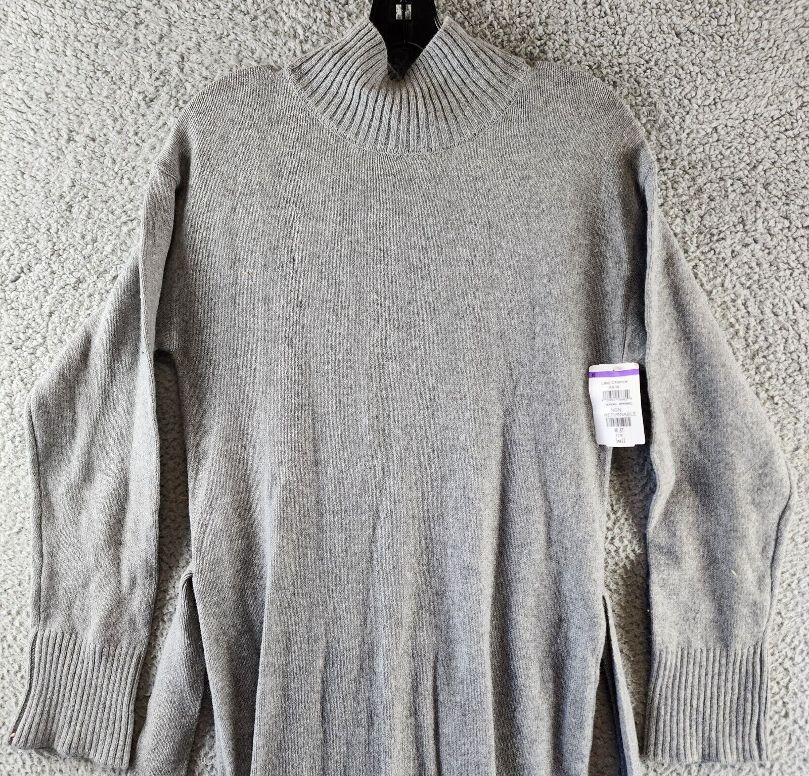 Rails Belted Mila Belted Merino Wool Blend Sweater Dress Women's S Heather Grey~ - Picture 4 of 13