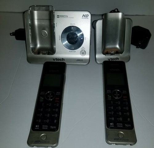 VTech LS6425-2 DECT 6.0 Expandable Cordless Phone with Answering System HD Audio
