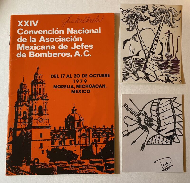 1979 National Convention of the Mexican Association of Fire Chiefs A.C. Program