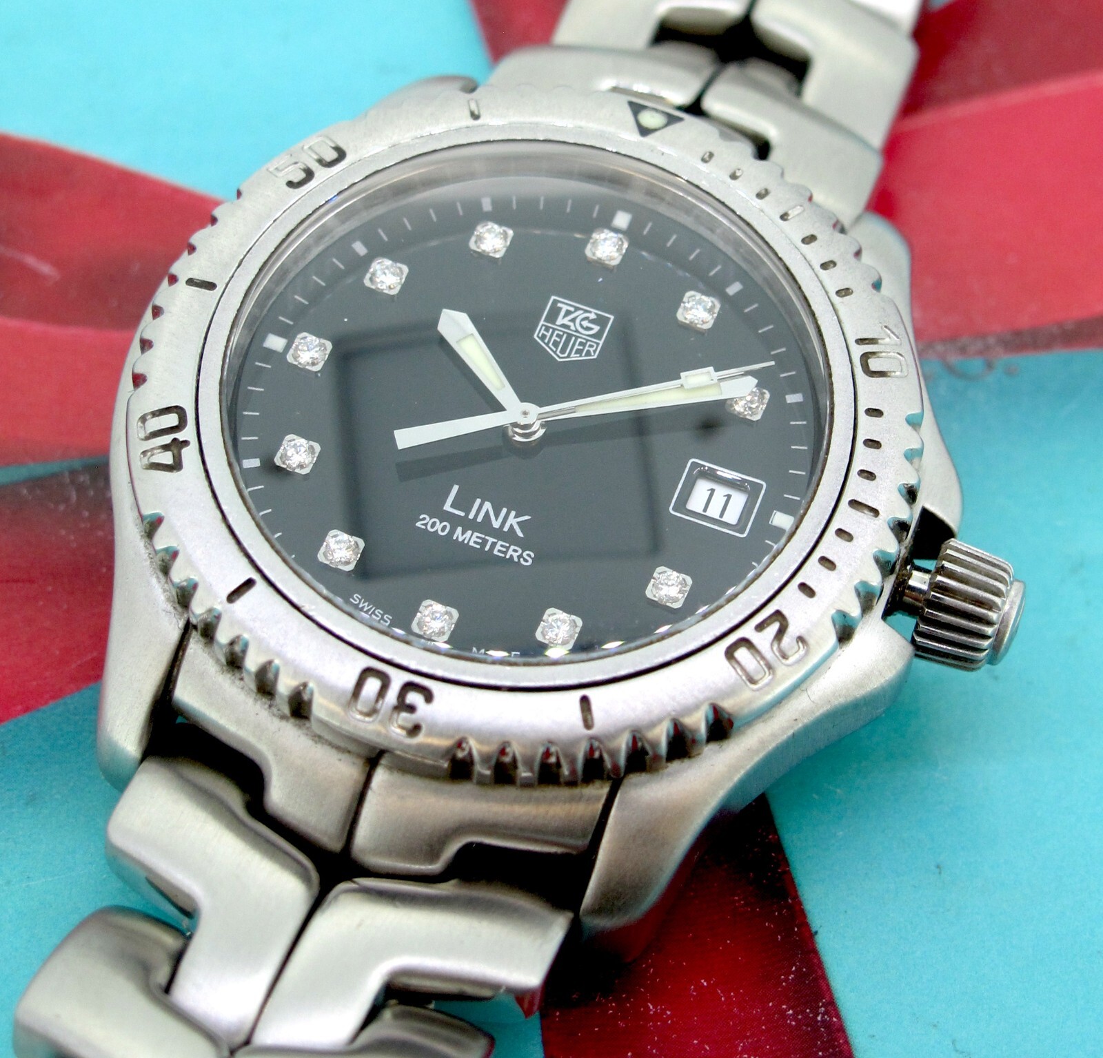 Tag Heuer WT111R Link 200 Meters Stainless Steel Quartz Tag Heuer WT111R Link 200 Meters Stainless Steel Quartz