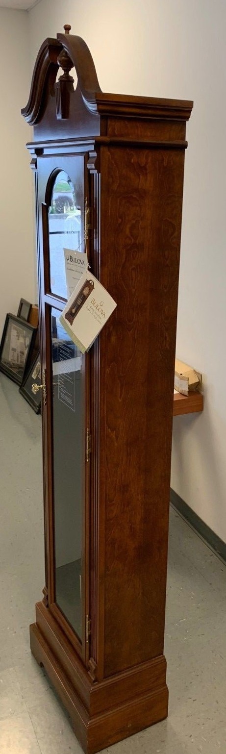 Bulova G7019 Vienna Floor Clock Chestnut Cherry