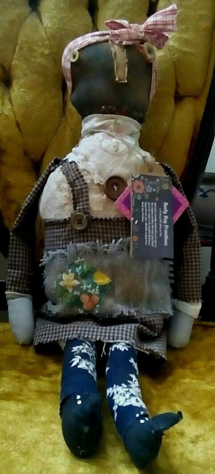 Collectible Handmade Primitive Doll by New England Doll Artist......