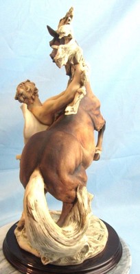 Giuseppe Armani FREEDOM-MAN & HORSE 906C Porcelain Figurine Limited Edition