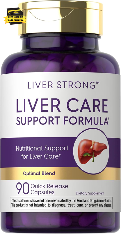 Liver Support Supplement | 90 Capsules | Powerful Complex | Liver Care Formula |