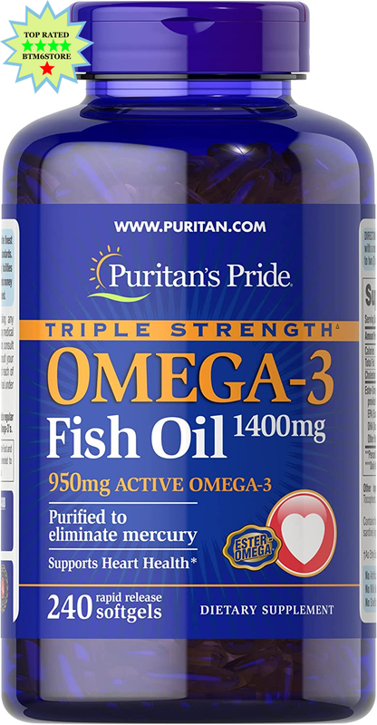 1360 Mg (950 Mg Active Omega-3), 240 Count