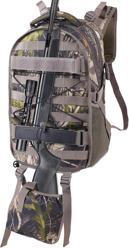 Hunting Backpack Camo Waterproof Rain Cover Bow & Rifle Holder...