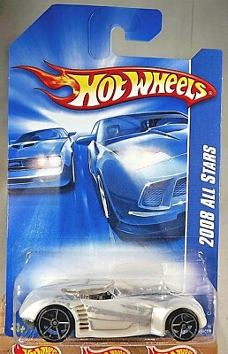 2008 Hot Wheels #63 2008 All Stars COVELIGHT White Variation w/Gray OH5 Spoke