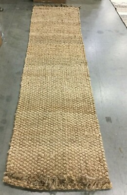NATURAL 2'-3'' X 9' Loose Threads Rug, Reduced Price 1172630941 NF733A-29
