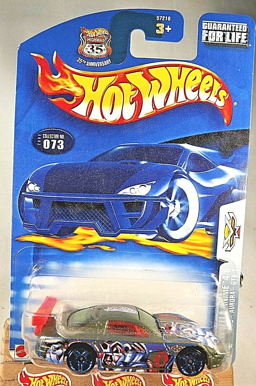 2003 Hot Wheels #73 HW Anime Series 4/5 OLDS AURORA GTS-1