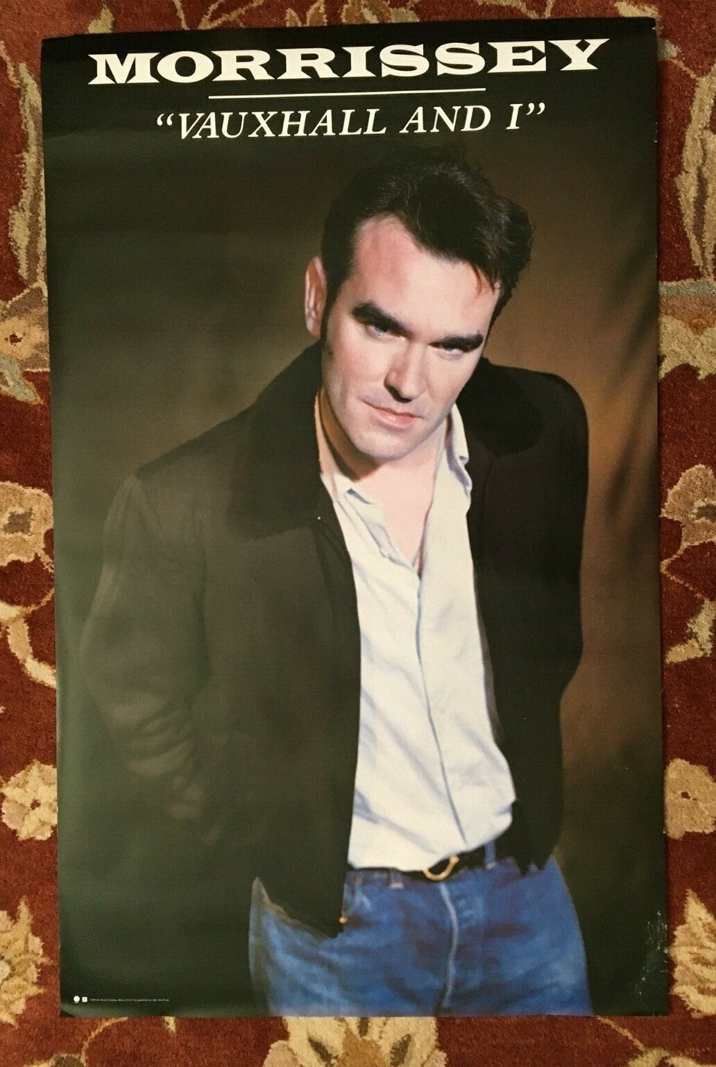 MORRISSEY Vauxhall And I rare original promotional poster