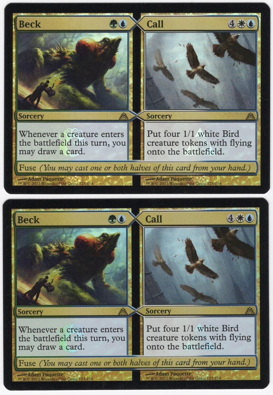 Down // Dirty 2x FOIL DGM MTG Dragon's Maze Uncommon MINT black green Down // Dirty 2x FOIL DGM MTG Dragon's Maze Uncommon MINT black green
