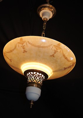 Chandeliers, Fixtures, Sconces - Chandelier Ceiling Light W Glass - 2