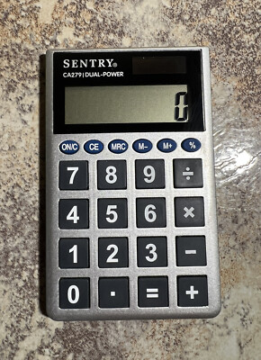Sentry CA279 Calculator Basic Silver 