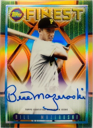 2022 Topps Finest Flashbacks - Bill Mazeroski #95FA-BMA