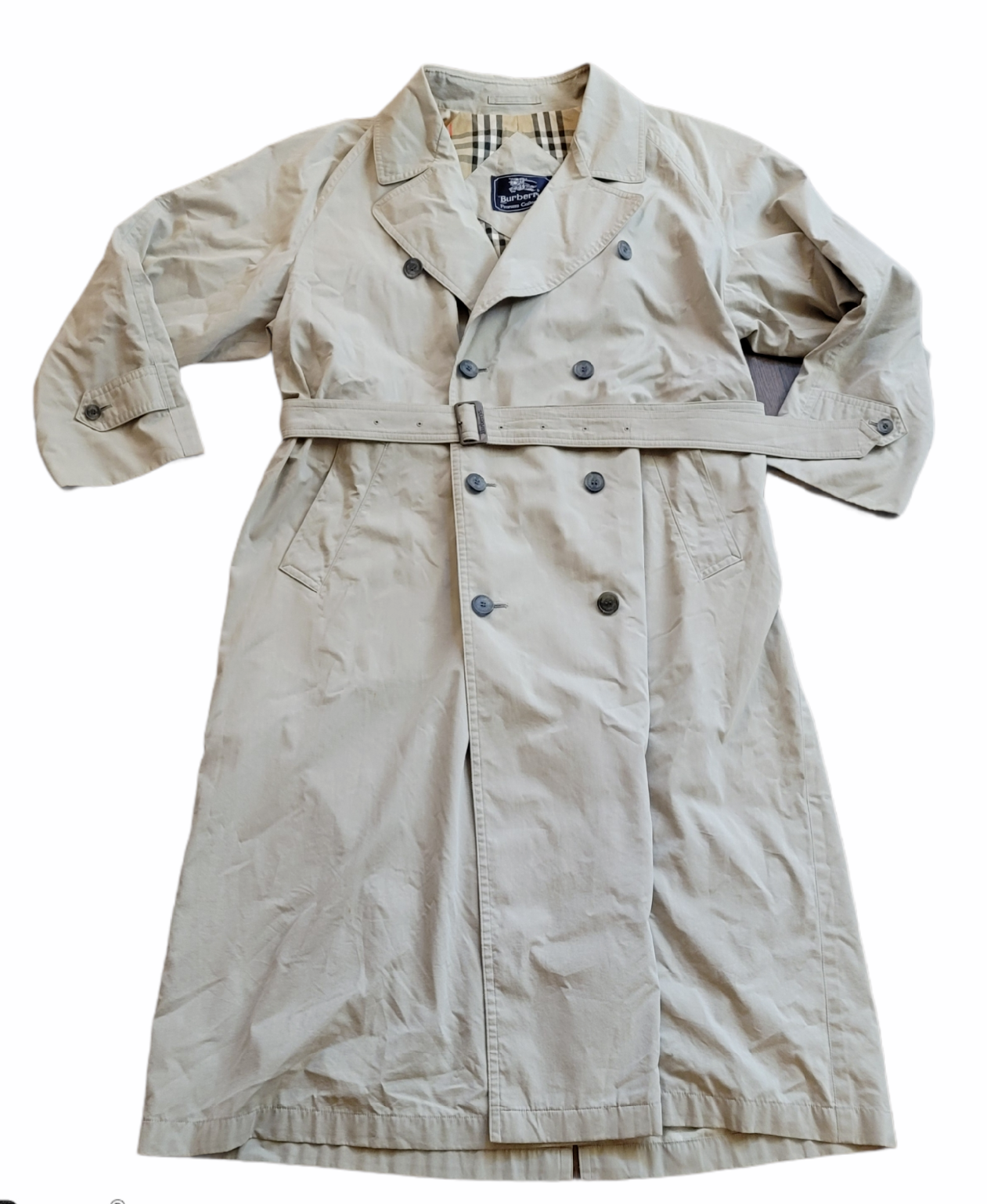 GQ1127◇Burberrys Prorsum Collection Burberry's Prorsum Collection Khaki Trench Coat Men 40 L XL