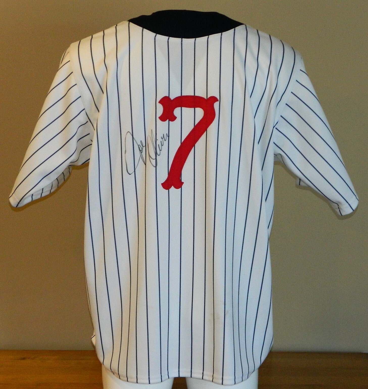 1998 Joe Oliver Autographed Game Worn Detroit Tigers Home Jersey #7 - AIS