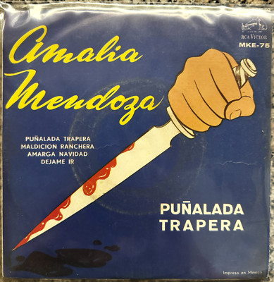Amalia Mendoza & Mariachi Vargas, Puñalada Trapera, 1954 Mexican 7'' EP PS