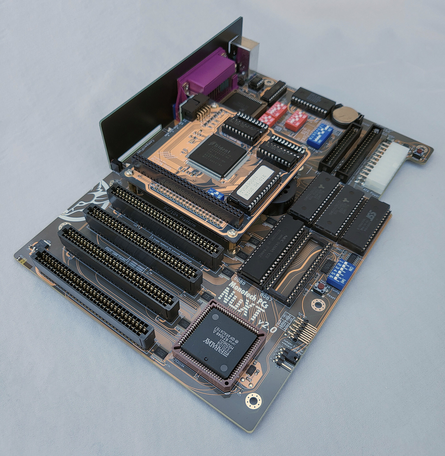 NuXT v2.0 - MicroATX Turbo XT - 10MHz, 832K, XT-IDE, Multi