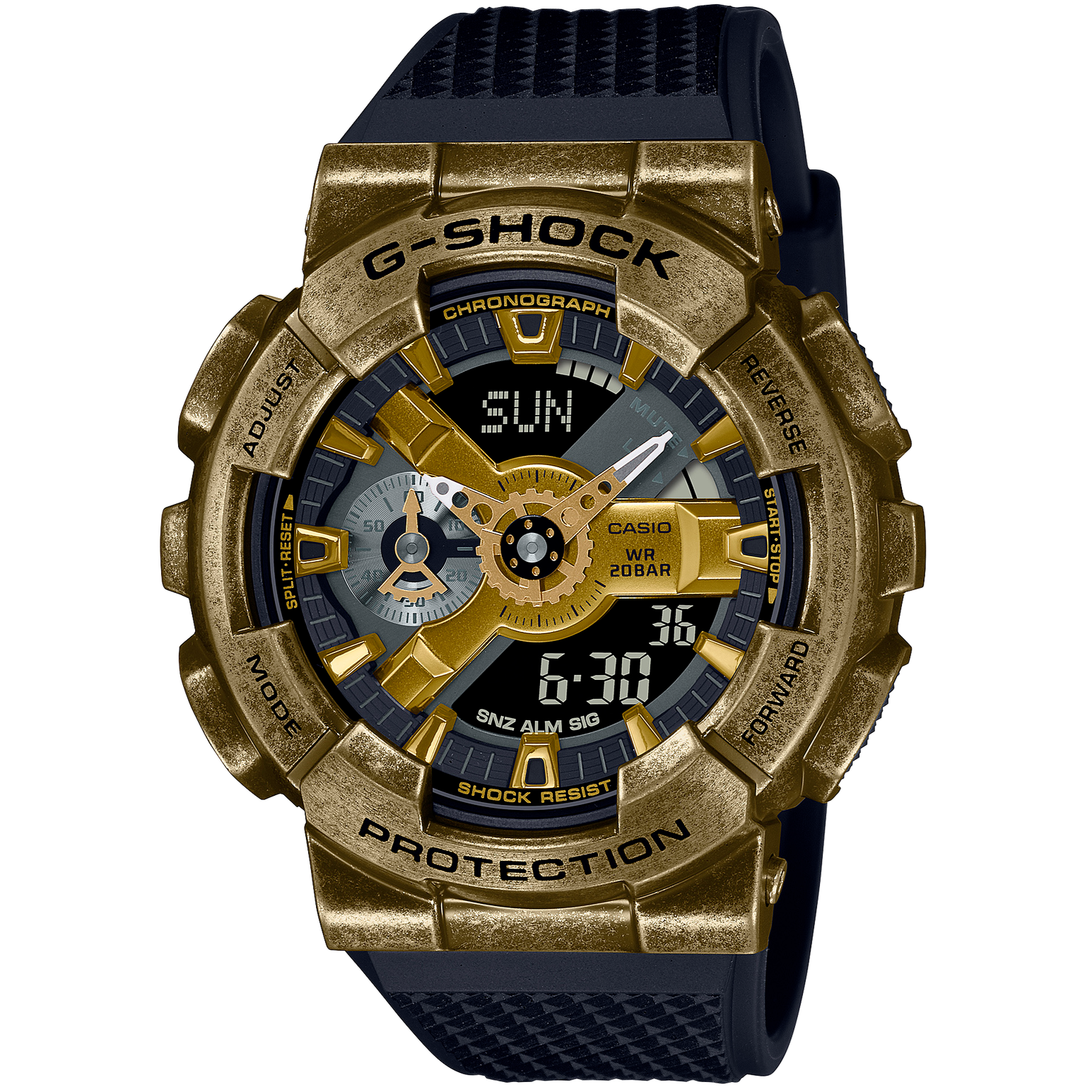 G-SHOCK　GM-110VG CASIO G-SHOCK GM-110VG-1A9JR STEAMPUNK Metal Cover Big Case