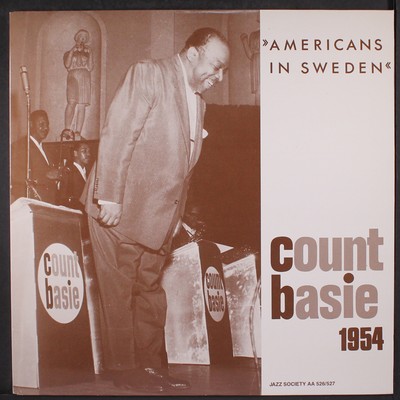 COUNT BASIE: americans in sweden JAZZ SOCIETY 12'' LP 33 RPM