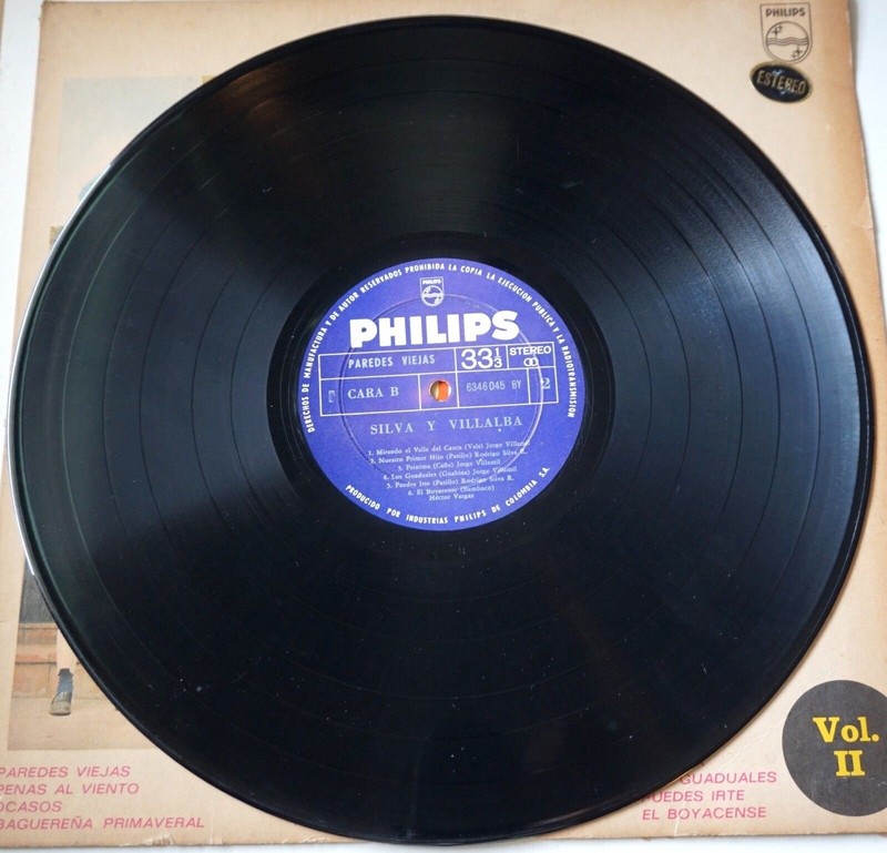 SILVA & VILLALBA Paredes Viejas V. 2 PHILIPS COLOMBIA LP Latin