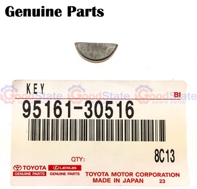 Genuine Hiace KLH28 KLH22 KLH18 KLH12 Crankshaft Pulley Woodruff Key