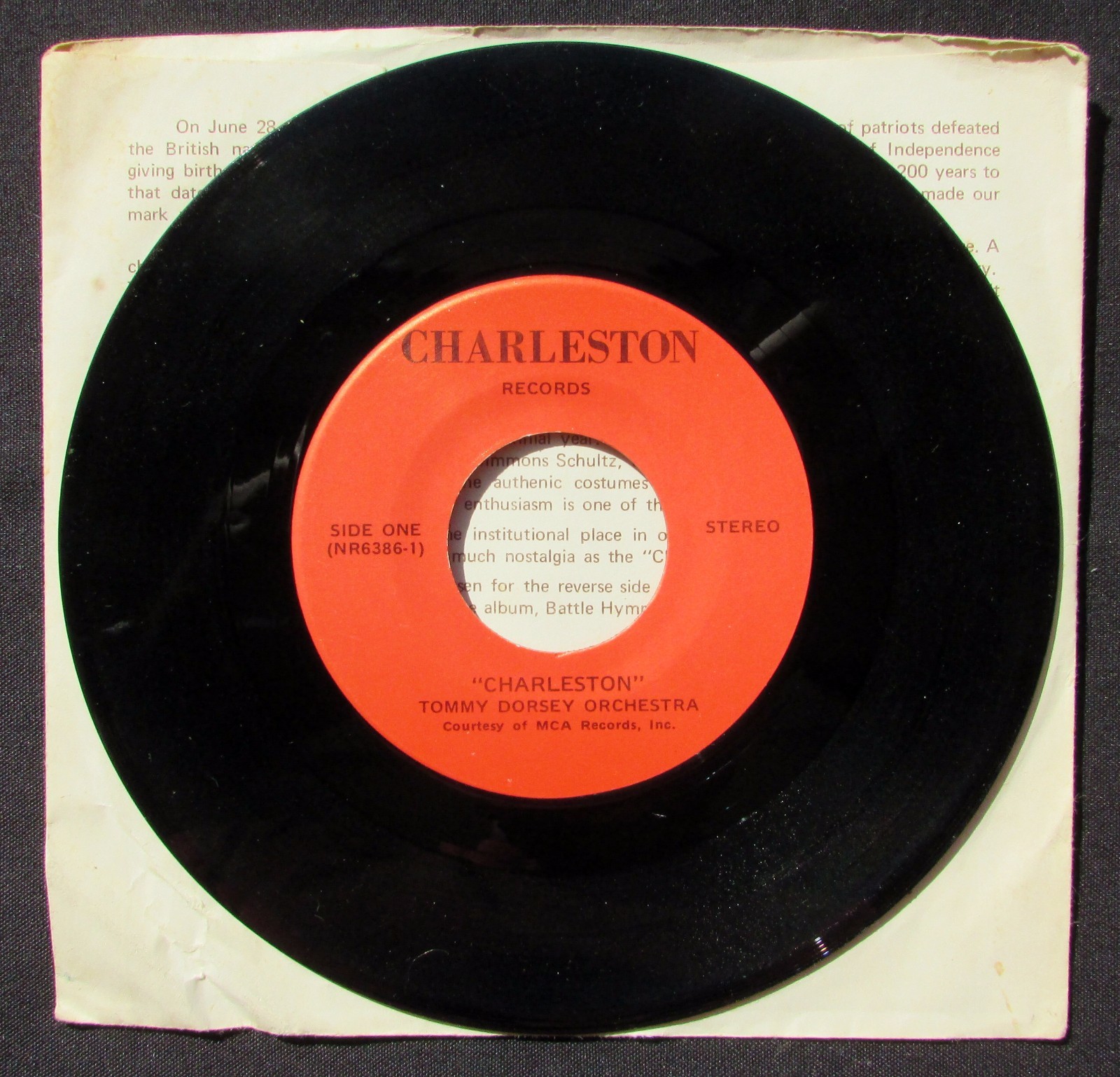 1976 Charleston Bicentennial Dance of South Carolina Record -  Charleston, SC