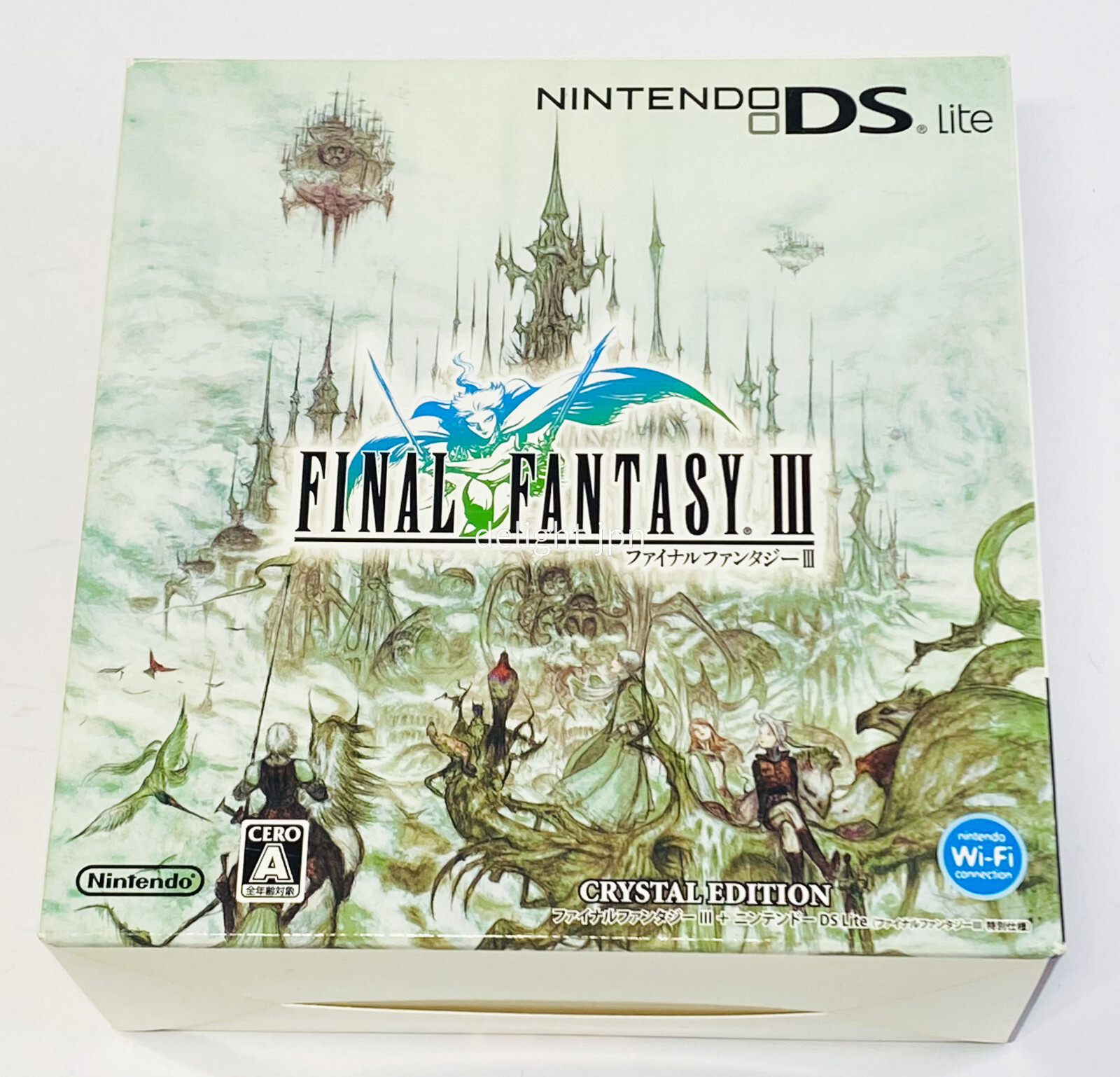 中古　Nintendo DSlite ファイナルファンタジー　限定版 Nintendo DS Lite Final Fantasy III Crystal Edition FF3