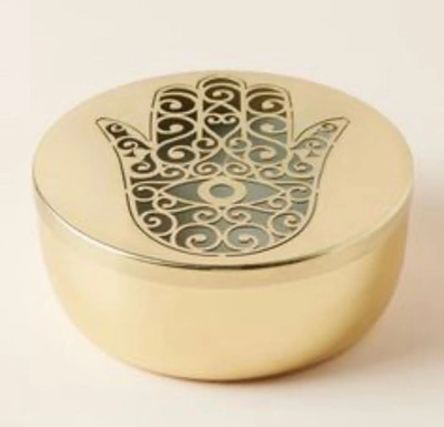 Anthropologie Cassiopeia hamsa hand candle Brand new 5 1/2'' Lovely scent