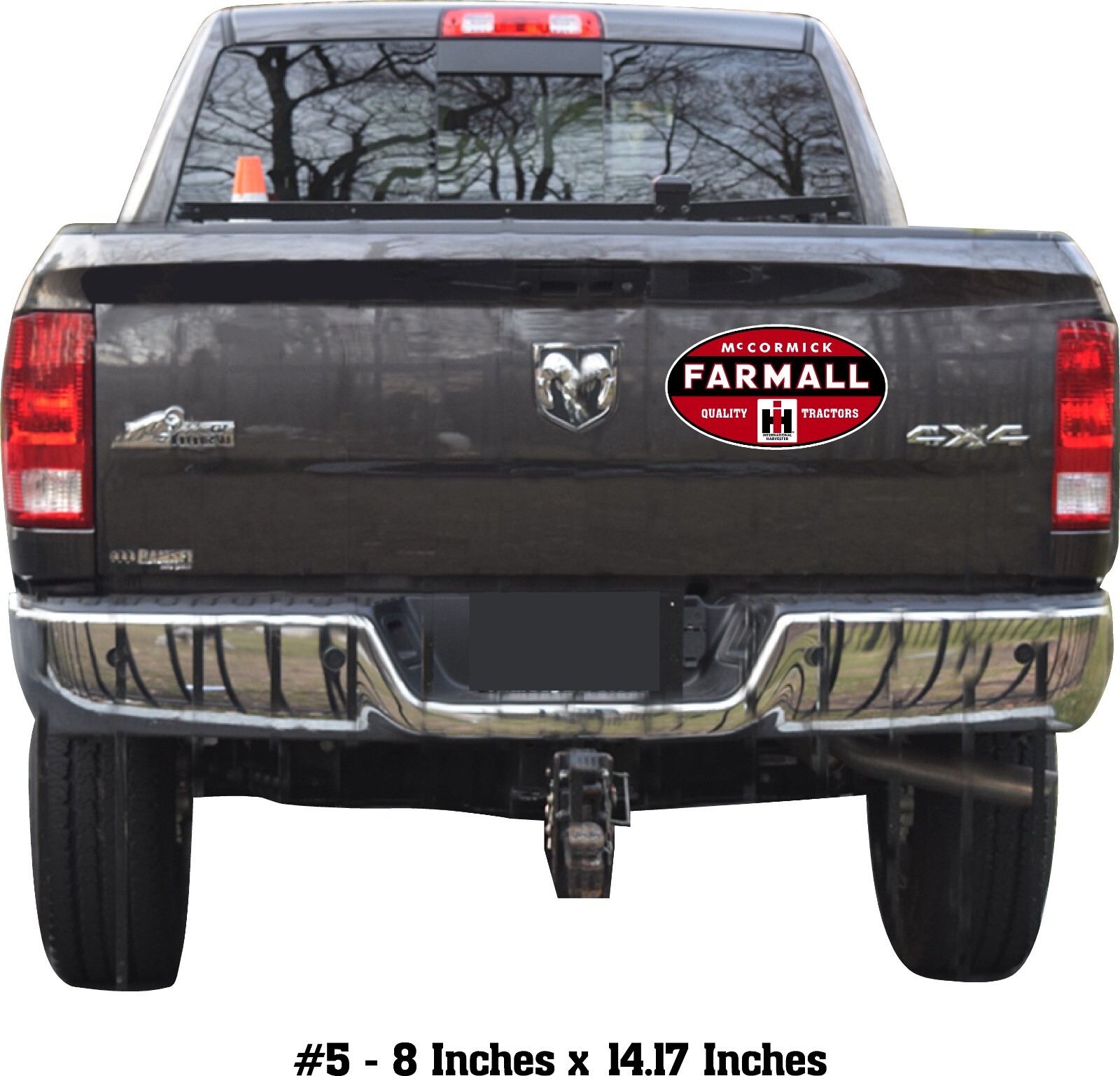 Farmall International Harvester Quality Tractor Vintage  Emblem Sticker Decal