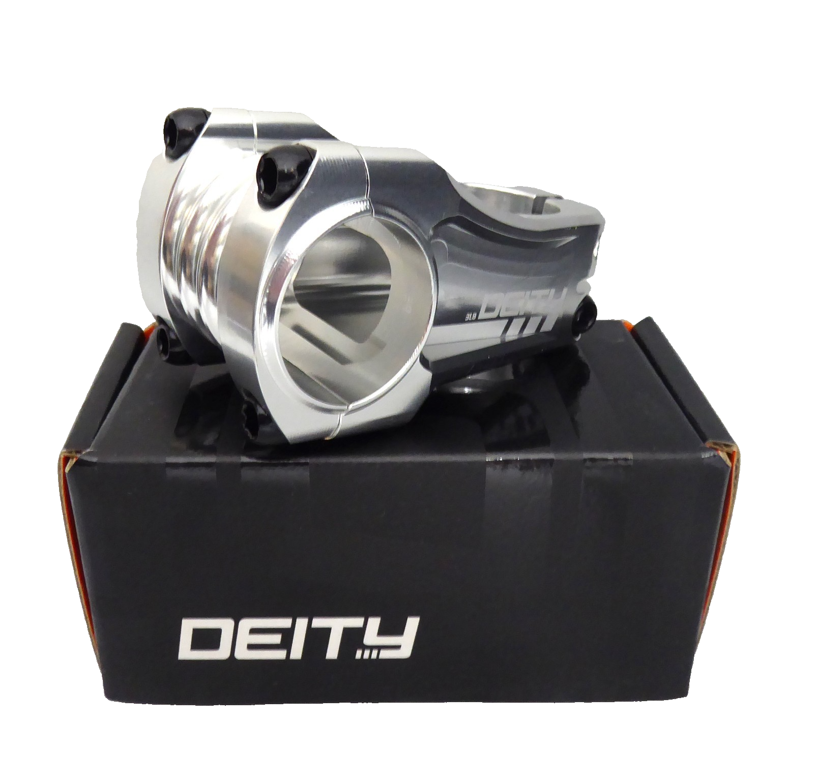 Deity Components Copperhead Stem - 50mm, 31.8 Clamp, Silver
