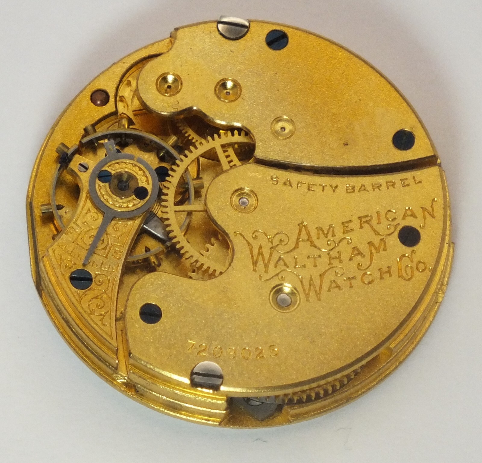 Waltham 0 Size 7 Jewel Grade No. 60 Model 1891 Pocket watch