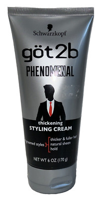 Got2b Hair Thickening Style Cream Phenomenal Thicker Fuller 6 oz Tube